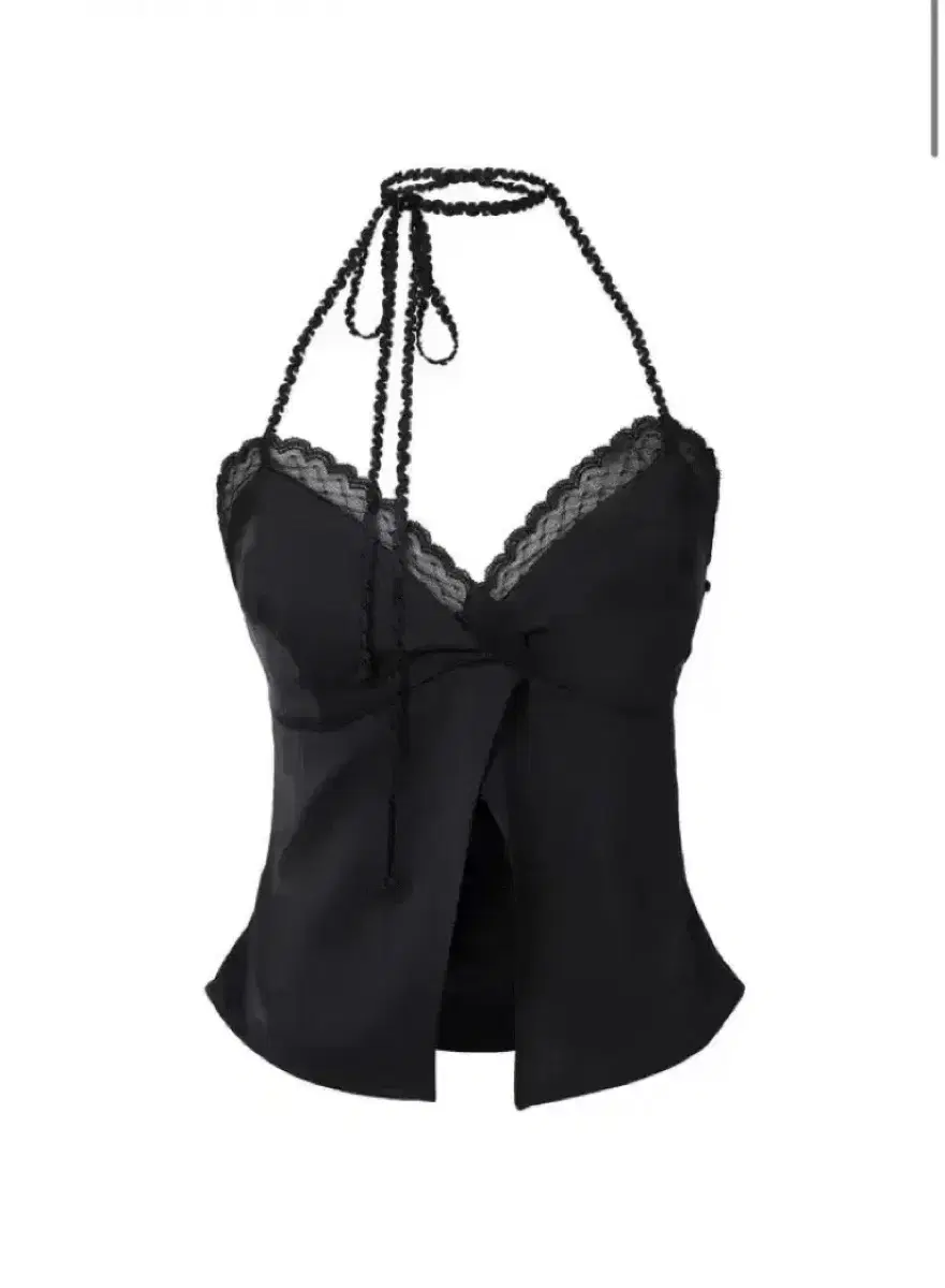 쓰리타임즈 threetimes Margot halter top black